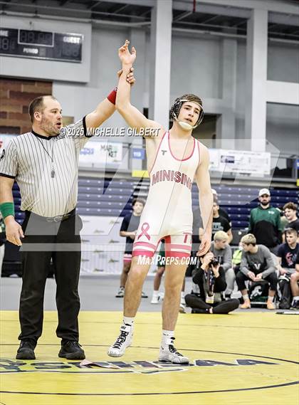 Thumbnail 2 in NYSPHSAA Wrestling Dual Finals D1 (Minisink Valley vs Farmingdale) photogallery.