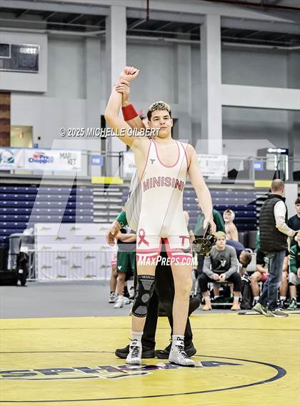 Thumbnail 2 in NYSPHSAA Wrestling Dual Finals D1 (Minisink Valley vs Farmingdale) photogallery.
