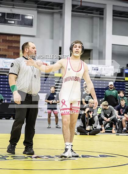 Thumbnail 3 in NYSPHSAA Wrestling Dual Finals D1 (Minisink Valley vs Farmingdale) photogallery.