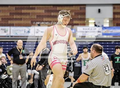 Thumbnail 2 in NYSPHSAA Wrestling Dual Finals D1 (Minisink Valley vs Farmingdale) photogallery.