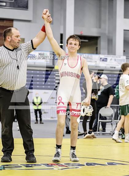 Thumbnail 2 in NYSPHSAA Wrestling Dual Finals D1 (Minisink Valley vs Farmingdale) photogallery.
