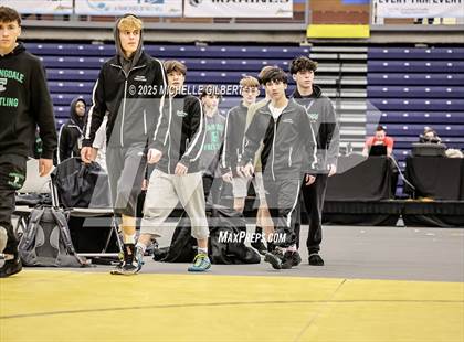 Thumbnail 3 in NYSPHSAA Wrestling Dual Finals D1 (Minisink Valley vs Farmingdale) photogallery.