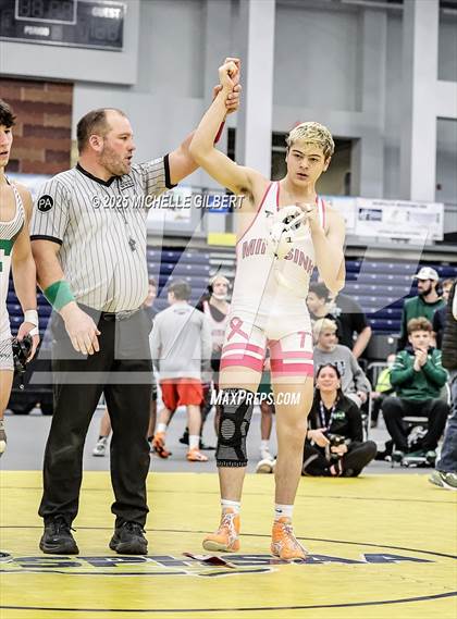 Thumbnail 3 in NYSPHSAA Wrestling Dual Finals D1 (Minisink Valley vs Farmingdale) photogallery.