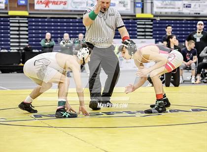Thumbnail 3 in NYSPHSAA Wrestling Dual Finals D1 (Minisink Valley vs Farmingdale) photogallery.