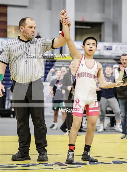 Thumbnail 1 in NYSPHSAA Wrestling Dual Finals D1 (Minisink Valley vs Farmingdale) photogallery.