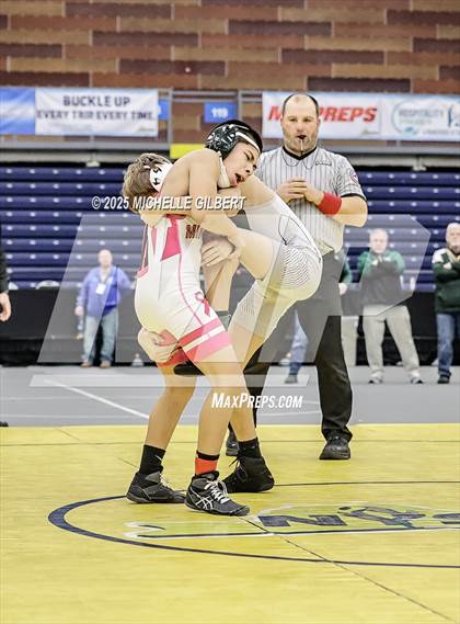 Thumbnail 2 in NYSPHSAA Wrestling Dual Finals D1 (Minisink Valley vs Farmingdale) photogallery.