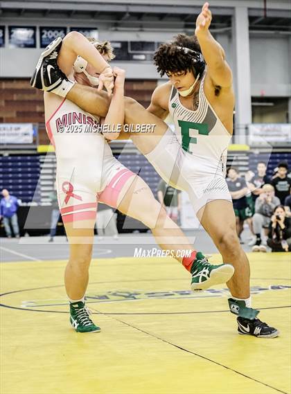 Thumbnail 2 in NYSPHSAA Wrestling Dual Finals D1 (Minisink Valley vs Farmingdale) photogallery.