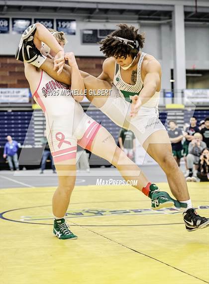Thumbnail 1 in NYSPHSAA Wrestling Dual Finals D1 (Minisink Valley vs Farmingdale) photogallery.