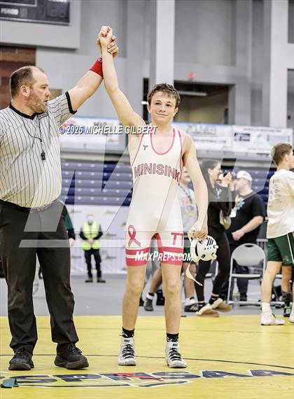 Thumbnail 2 in NYSPHSAA Wrestling Dual Finals D1 (Minisink Valley vs Farmingdale) photogallery.