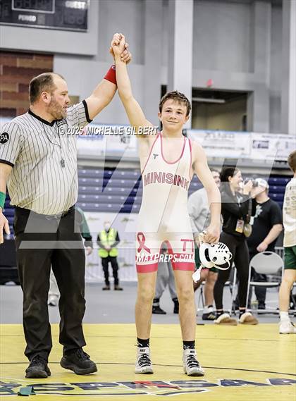 Thumbnail 1 in NYSPHSAA Wrestling Dual Finals D1 (Minisink Valley vs Farmingdale) photogallery.
