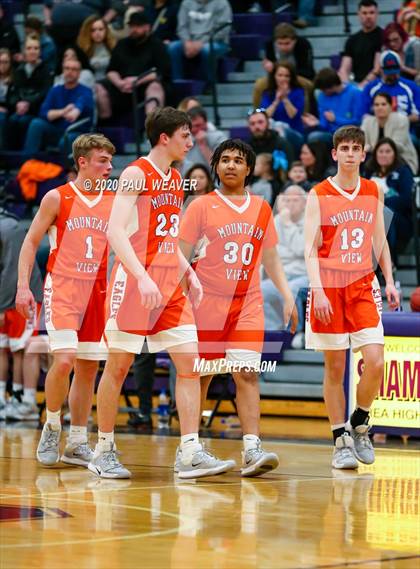 Thumbnail 2 in Bloomsburg vs. Mountain View (PIAA 2A First Round) photogallery.