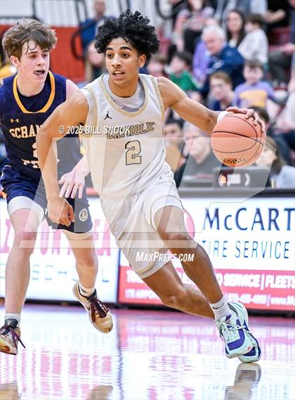 Thumbnail 1 in Scranton Prep @ Berks Catholic (PIAA 4A Round 2) photogallery.