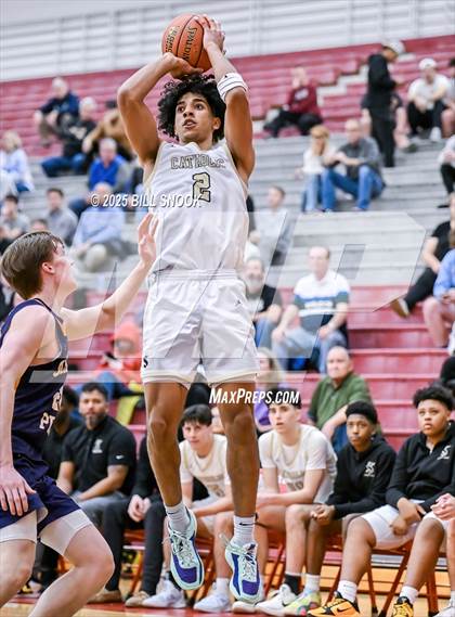 Thumbnail 1 in Scranton Prep @ Berks Catholic (PIAA 4A Round 2) photogallery.