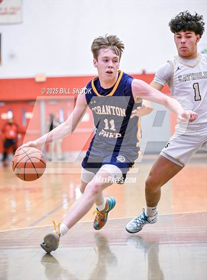 Thumbnail 3 in Scranton Prep @ Berks Catholic (PIAA 4A Round 2) photogallery.