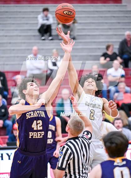 Thumbnail 1 in Scranton Prep @ Berks Catholic (PIAA 4A Round 2) photogallery.