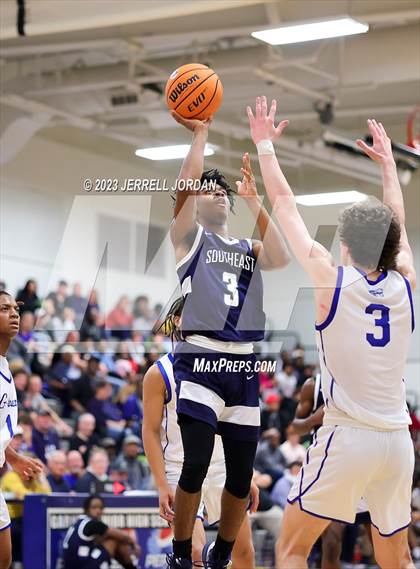 Thumbnail 3 in Southeast Raleigh vs Garner (Greater Neuse River 4A Conference Tournament) photogallery.
