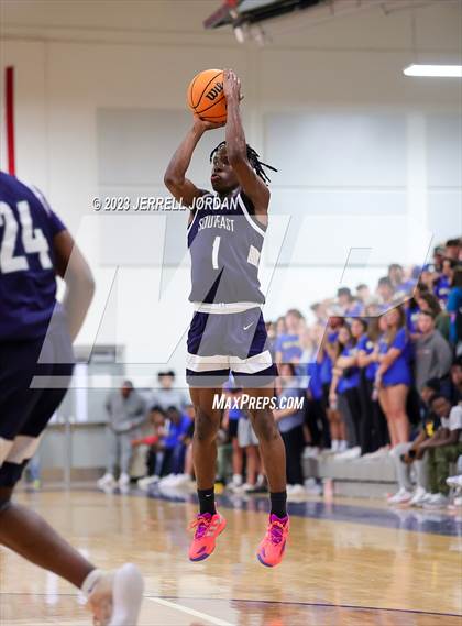 Thumbnail 2 in Southeast Raleigh vs Garner (Greater Neuse River 4A Conference Tournament) photogallery.
