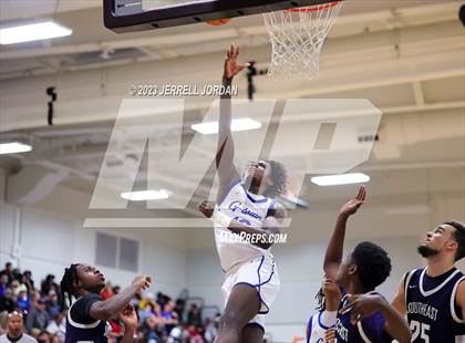 Thumbnail 2 in Southeast Raleigh vs Garner (Greater Neuse River 4A Conference Tournament) photogallery.