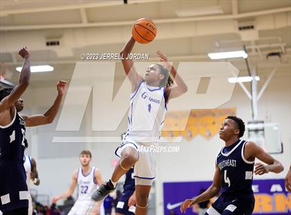 Thumbnail 1 in Southeast Raleigh vs Garner (Greater Neuse River 4A Conference Tournament) photogallery.