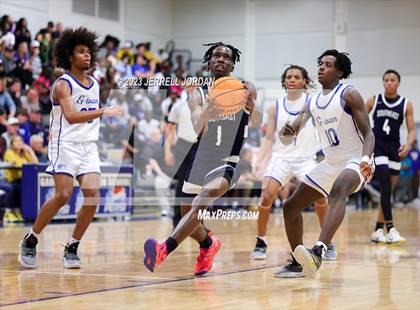 Thumbnail 2 in Southeast Raleigh vs Garner (Greater Neuse River 4A Conference Tournament) photogallery.