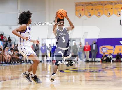 Thumbnail 3 in Southeast Raleigh vs Garner (Greater Neuse River 4A Conference Tournament) photogallery.
