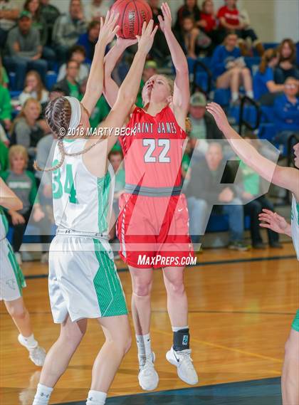 Thumbnail 2 in Blair Oaks vs St. James photogallery.