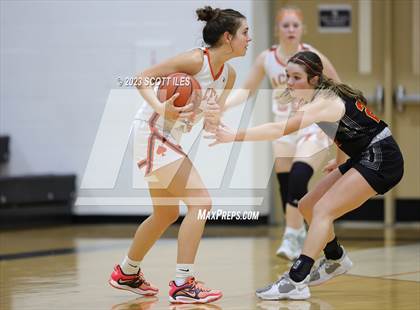 Thumbnail 3 in Columbus School for Girls vs Amanda-Clearcreek (OHSAA D3 Sectional) photogallery.