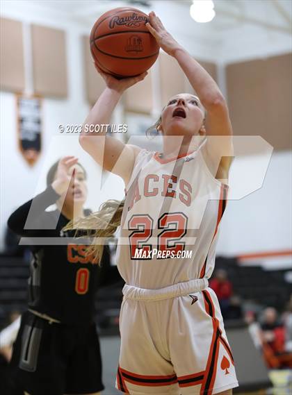 Thumbnail 2 in Columbus School for Girls vs Amanda-Clearcreek (OHSAA D3 Sectional) photogallery.