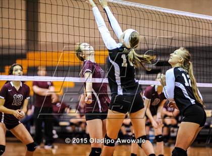 Thumbnail 1 in Sherman vs Howe (Farmersville Volleyball Tournament) photogallery.
