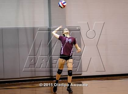 Thumbnail 2 in Sherman vs Howe (Farmersville Volleyball Tournament) photogallery.