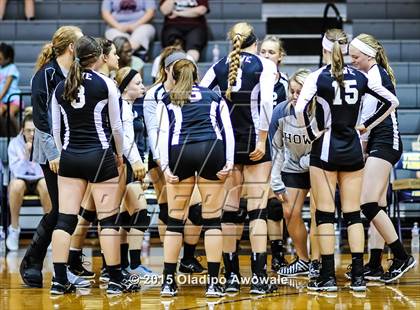 Thumbnail 1 in Sherman vs Howe (Farmersville Volleyball Tournament) photogallery.