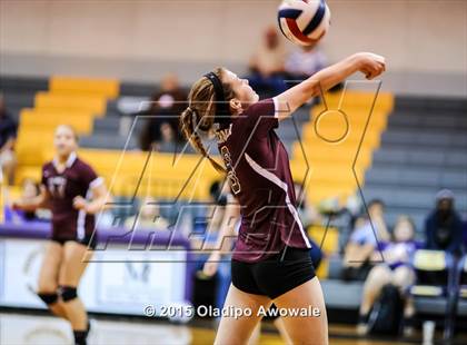 Thumbnail 1 in Sherman vs Howe (Farmersville Volleyball Tournament) photogallery.