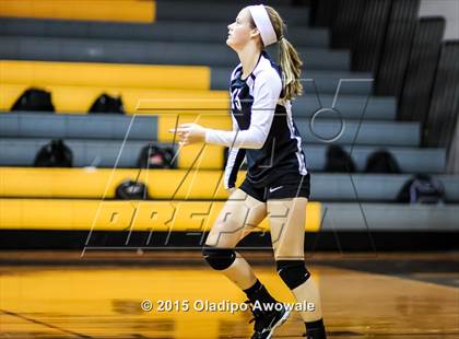 Thumbnail 3 in Sherman vs Howe (Farmersville Volleyball Tournament) photogallery.