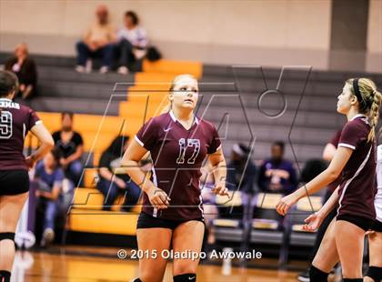 Thumbnail 1 in Sherman vs Howe (Farmersville Volleyball Tournament) photogallery.