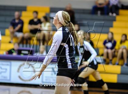 Thumbnail 1 in Sherman vs Howe (Farmersville Volleyball Tournament) photogallery.