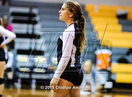 Thumbnail 1 in Sherman vs Howe (Farmersville Volleyball Tournament) photogallery.