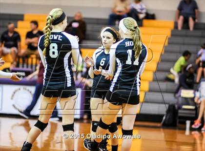 Thumbnail 3 in Sherman vs Howe (Farmersville Volleyball Tournament) photogallery.