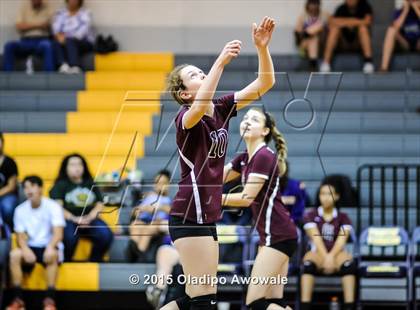 Thumbnail 3 in Sherman vs Howe (Farmersville Volleyball Tournament) photogallery.
