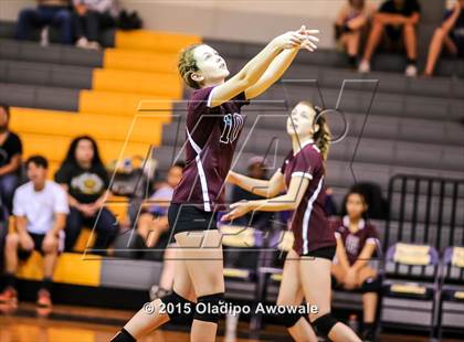 Thumbnail 2 in Sherman vs Howe (Farmersville Volleyball Tournament) photogallery.
