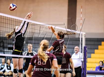 Thumbnail 2 in Sherman vs Howe (Farmersville Volleyball Tournament) photogallery.