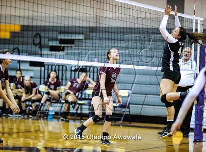 Thumbnail 3 in Sherman vs Howe (Farmersville Volleyball Tournament) photogallery.