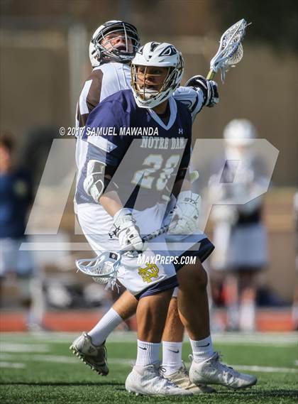 Thumbnail 2 in Crespi vs  Notre Dame (SO) photogallery.