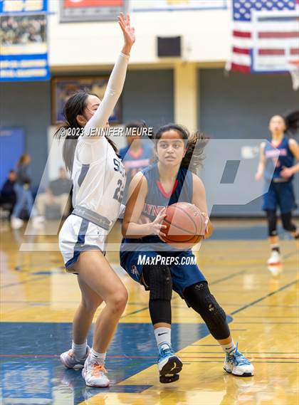 Thumbnail 3 in Lynbrook vs. Carlmont (Newark Optimist Club Holiday Classic) photogallery.
