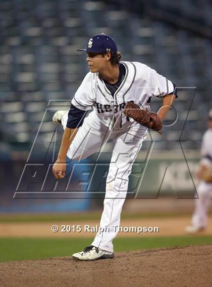 Thumbnail 3 in De La Salle vs. Elk Grove @ Raley Field photogallery.