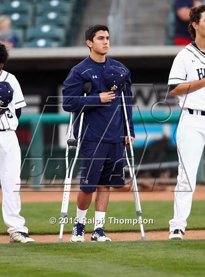 Thumbnail 1 in De La Salle vs. Elk Grove @ Raley Field photogallery.