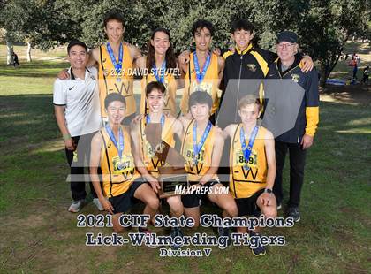 Thumbnail 2 in CIF State Cross Country Championships (Boys Awards) photogallery.