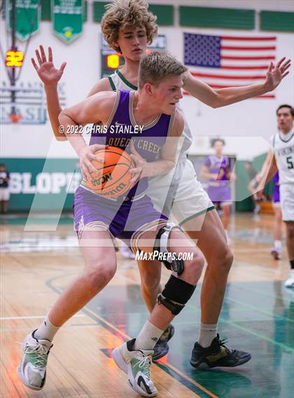 Thumbnail 3 in Queen Creek vs. Sunnyslope (Hoopsgiving Tournament) photogallery.