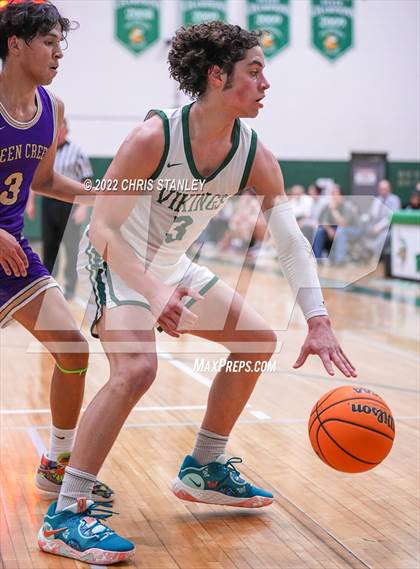 Thumbnail 1 in Queen Creek vs. Sunnyslope (Hoopsgiving Tournament) photogallery.