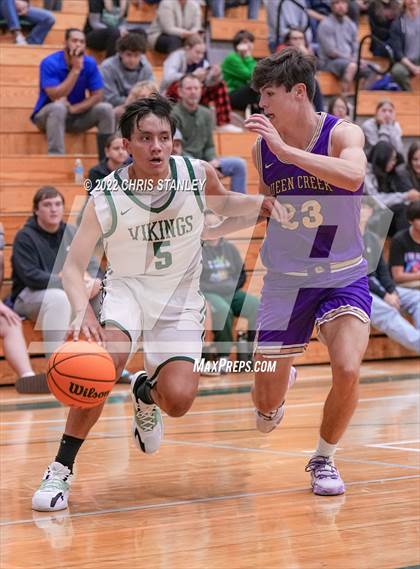Thumbnail 2 in Queen Creek vs. Sunnyslope (Hoopsgiving Tournament) photogallery.
