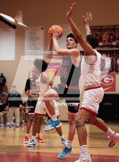 Thumbnail 1 in Cardinal Newman vs Hillcrest (Poinsettia Classic) photogallery.